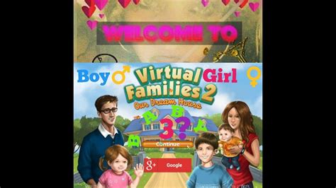 Virtual Families 2 Baby 3boy♂️ Or Girl♀️👦👧 Youtube