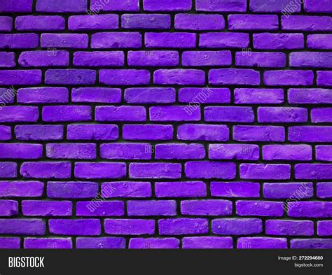 Purple Brick Wall Image And Photo Free Trial Bigstock