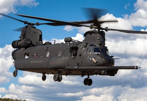 Boeing Mh 47 Chinook Special Forces Tandem Rotor Military Helicopter