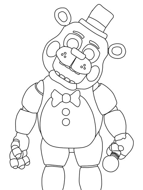They could play games in the nursery like numbers match games and alphabet puzzles and freddy fazbear coloring pages. Freddy Fazbear Coloring Page To Print - K5 Worksheets