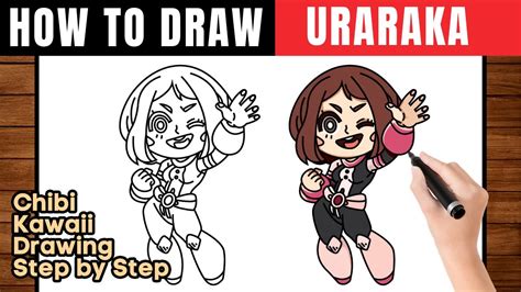 How To Draw Ochako Uraraka Drawing Chibi Ochaco Uraraka Step By