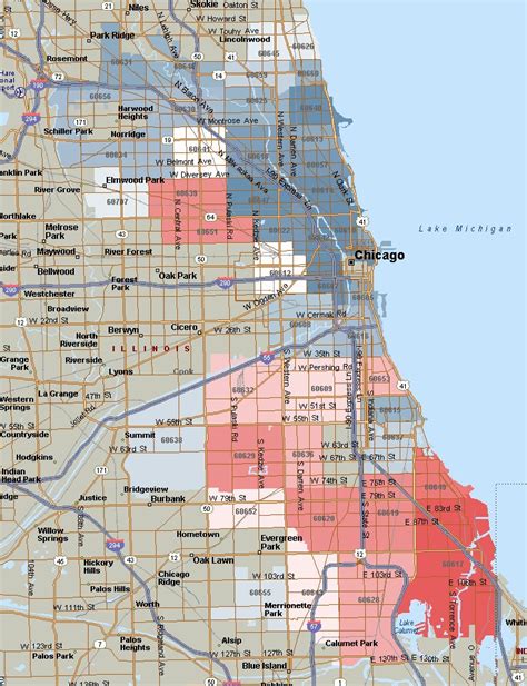 607 Zip Code Map Chicago Map
