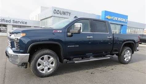 2020 Chevrolet Silverado 2500 LTZ 4WD Crew Cab Northsky Blue Metallic