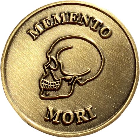 Stoic Store Uk Memento Mori Coin Momento Mori Coin For Daily Stoic Practice Marcus Aurelius