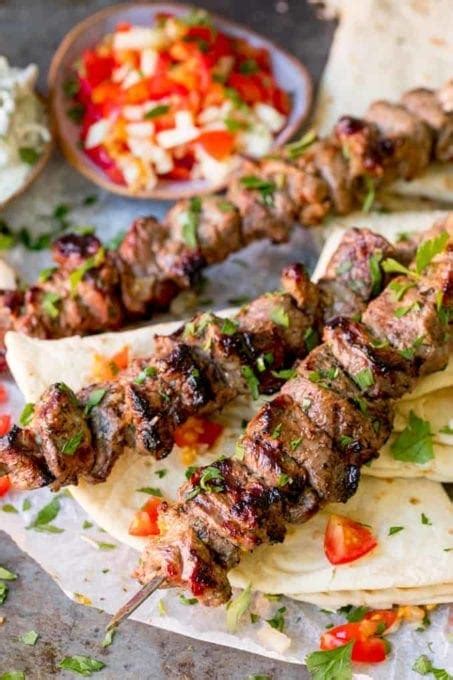 Greek Lamb Souvlaki Kebabs Nicky S Kitchen Sanctuary
