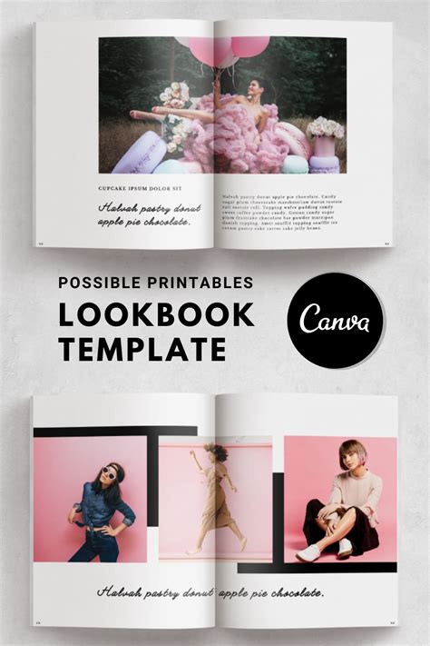 Showcase Your Photos Artwork Products And Portfolio With This Lookbook Template You Can Even