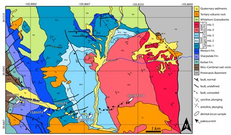 Geologic Map Of Arkansas River Valley Shows Detrital Zircon Sample And Download Scientific
