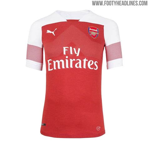 The home kit features arsenal's traditional colours of red and white. Arsenal's all three kits released for 2018-19 season