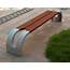 Bench In Wood And Metal  CAPTIVATIST