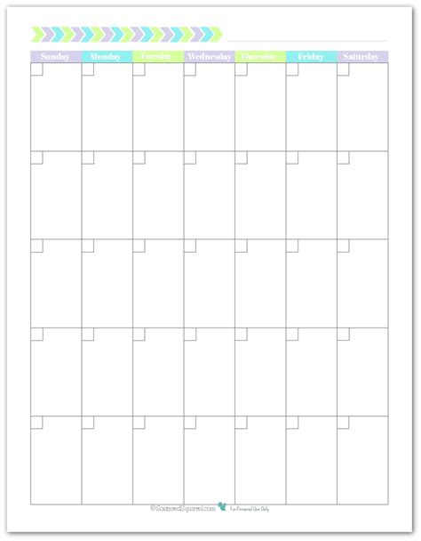 Calendars And Planners Instant Download Printable Calendar Minimalist