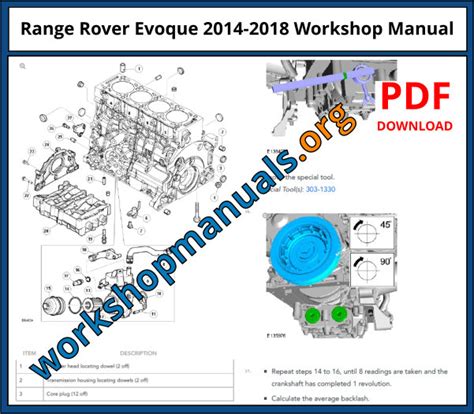 Range Rover Evoque 2014 2018 Workshop Repair Manual Download Pdf