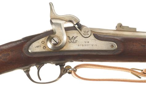 Very Fine Us Civil War Springfield Type I Model 1863 Rifle Musket
