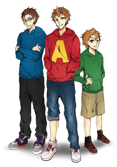 Chipmunks in 2021 | Cartoon characters as humans, Anime vs cartoon