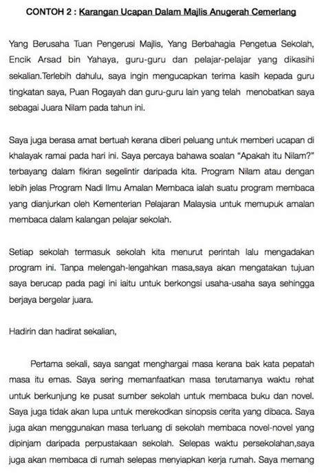 Contoh Karangan Pt3 Ucapan Hari Guru