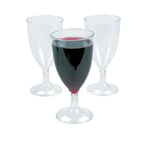 Clear Plastic Wine Glasses Party Supplies Wedding 75 Pieces