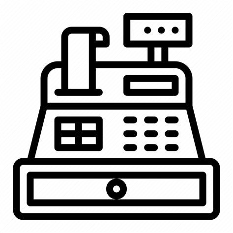 Cash Register Machine Payment Shopping Icon Download On Iconfinder