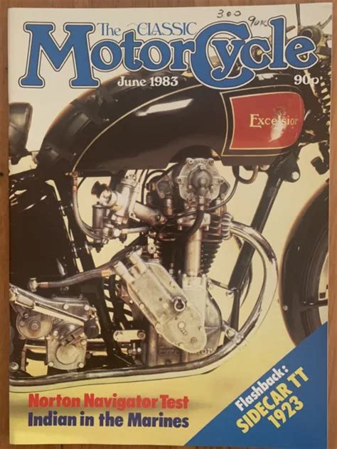 Vintage Classic Motorcycle Mag 83 Norton Navigator Excelsior 250 4