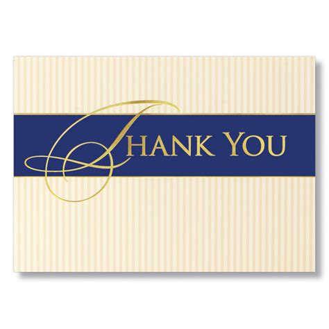 Professional thank you cards are a small gesture that generates significant results. Classic Business Thank You Cards