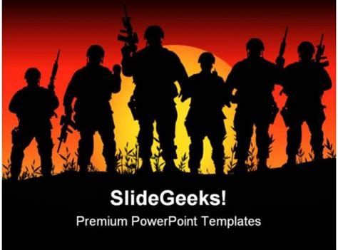 This is a good useful resource also for advertising. Soldiers Army Youth PowerPoint Templates And PowerPoint ...