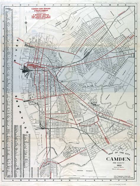Historical Camden County New Jersey Maps