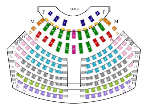 Seating Chart Palace Theater Wisconsin Dells Wisconsin