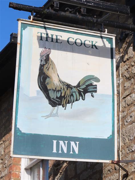 The Cock Inn Sign © Oast House Archive Geograph Britain And Ireland
