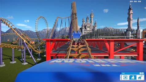 10 Inversion Roller Coaster In Planet Coaster Youtube