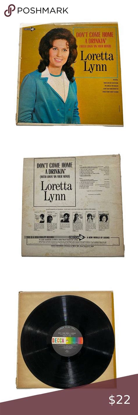 Loretta Lynn Dont Come Home A Drinkin Us Stereo Album Vinyl
