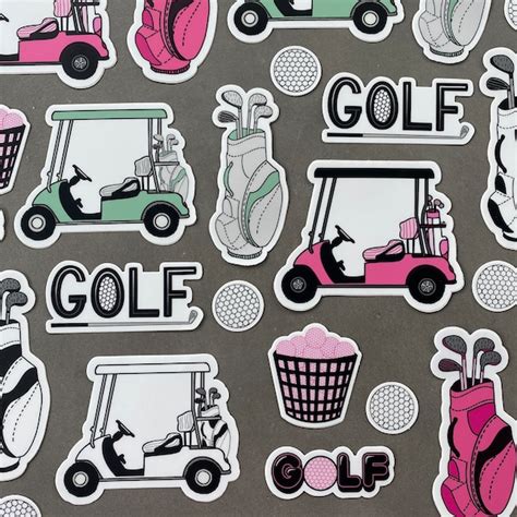 Funny Golf Decals Etsy