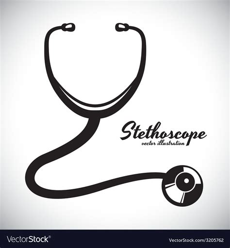 Stethoscope Design Royalty Free Vector Image Vectorstock