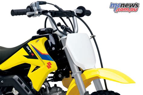 First of all, it needs grown up people's support to switch on this motorbike. New Suzuki DR-Z50 junior dirt bike | $2390 | MCNews.com.au