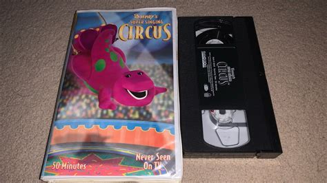 Opening And Closing To Barneys Super Singing Circus VHS YouTube