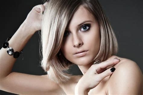 Long Bob Hairstyles With Long Side Bangs Chin Length Haircuts Chin Length Hair Bob With