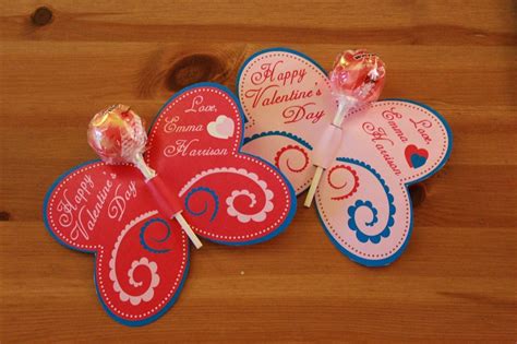 Butterfly Lollipop Personalized Valentines Day By Babybunsdesigns