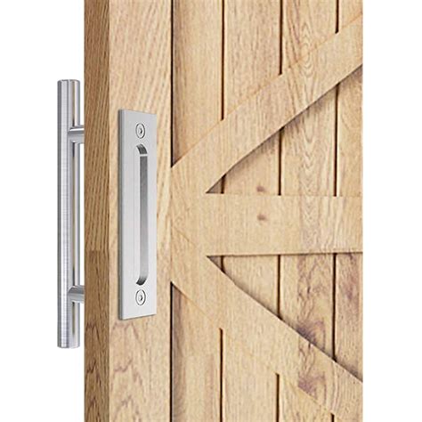 12 Barn Door Handle Sliding Flush Pull Wood Door Gate Hardware