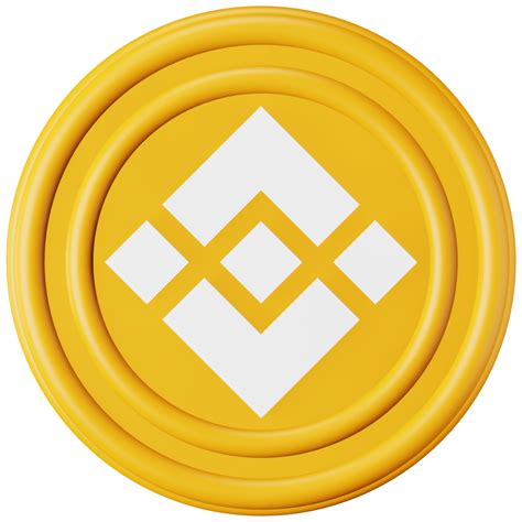 Binance Coin Bnb 3d Rendering Isometrisches Symbol 13373690 Png