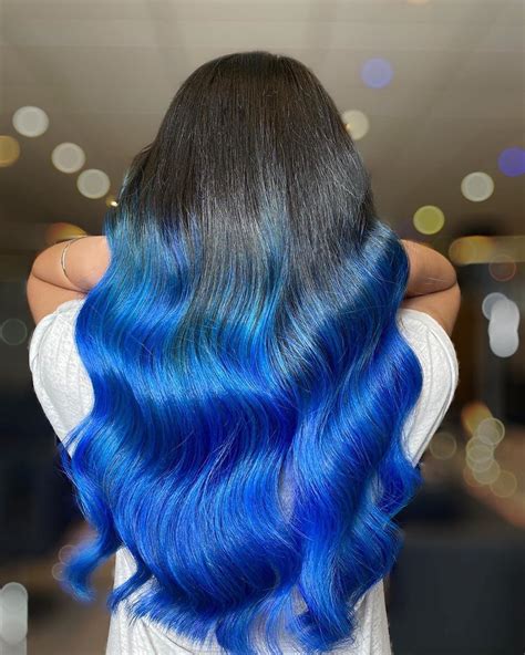 Blue Balayage El Tinte Fantasía Ideal Para Las Amantes Del Color Azul