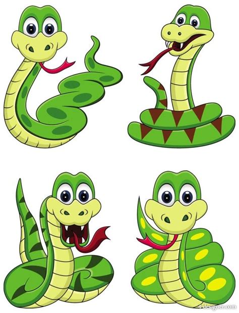 Browse and download hd snake cartoon png images with transparent background for free. 4-Designer | Cute cartoon snake vector material 01 vector ...