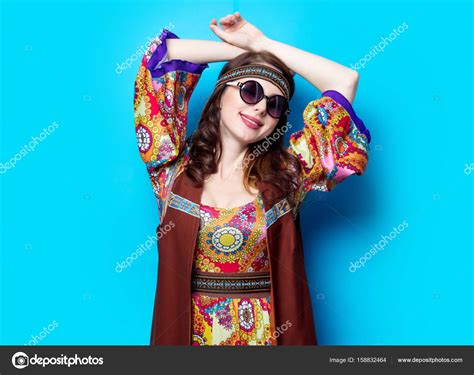 Hippie Girl With Sunglasses Stock Photo By ©massonforstock 158832464