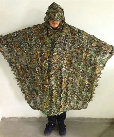 D Camo Bionic Leaf Camouflage Jungle Hunting Ghillie Suit Set Woodland