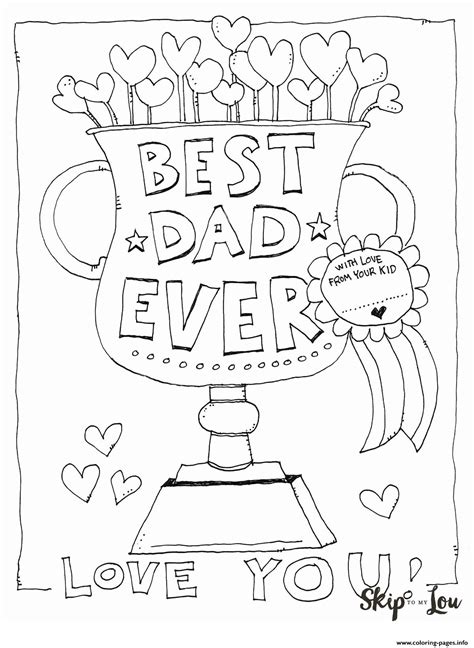 Printable Fathers Day Coloring Pages