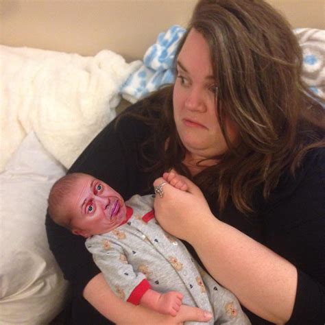 The Internet Had A Field Day Photoshopping This Weird Pic Of A Newborn