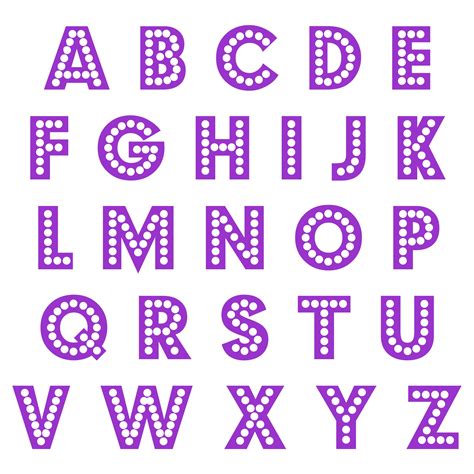 10 Best Free Printable Polka Dot Alphabet Pdf For Free At Printablee