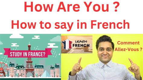 How To Say How Are You In French Learn French Study In France