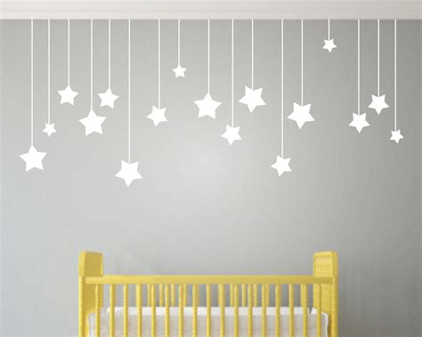Personalise your nursery with our nursery decor range. Childrens Wall Art - Nursery Decor - Wall Stickers Nursery - Kids Wall Sticker - Stars Sticker ...