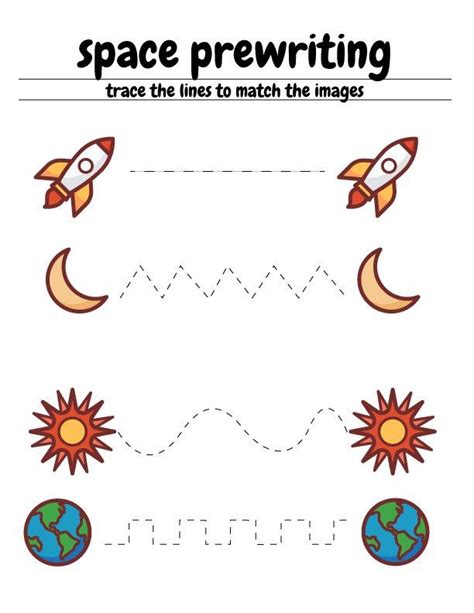 Space Worksheet For Preschoolers