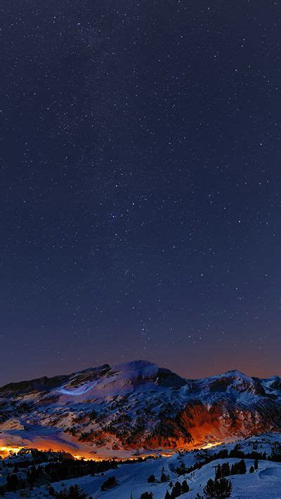 Mountains At Night Wallpaper Iphone 6s Plus Mountains At Night
