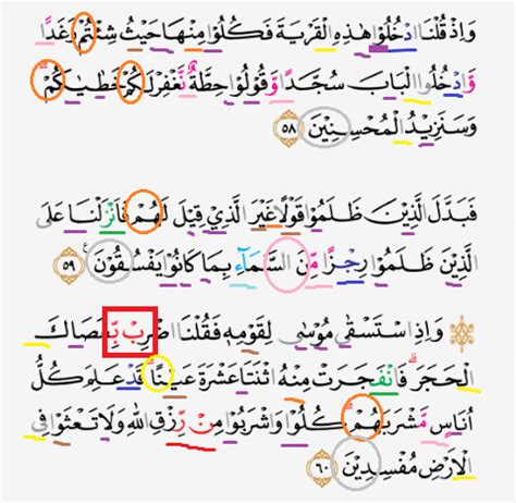 Check spelling or type a new query. Tajwid Surat Al Baqarah Ayat 58-60 - MasRozak dot COM