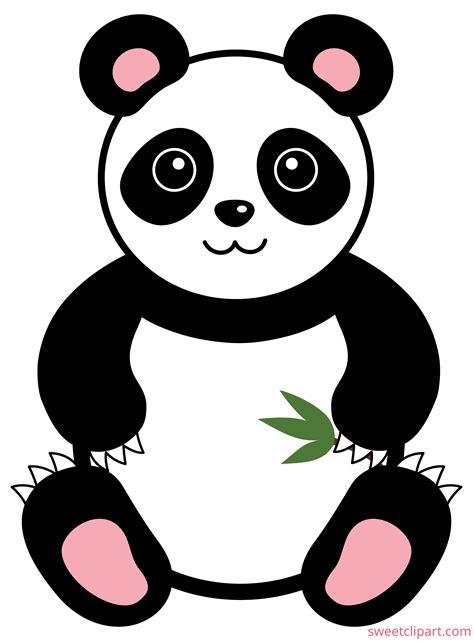 Panda Clipart Cute Panda Clip Art Panda Clipart Y Digital Etsy My Xxx Hot Girl