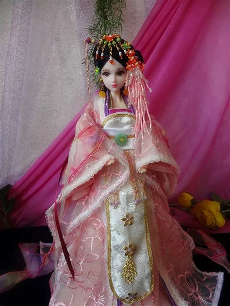 32cm Collectible Chinese Dolls Vintage Princess Doll Tang Dynasty Girl Dolls With Flexible 12